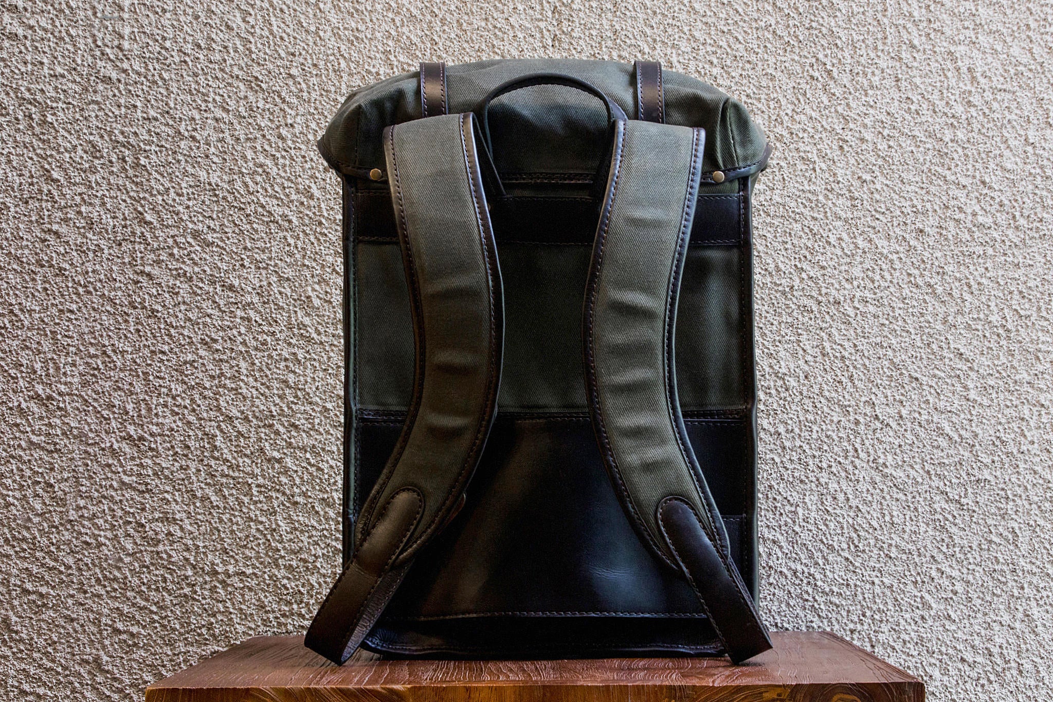 Daypack/Olive - Waxed Twill