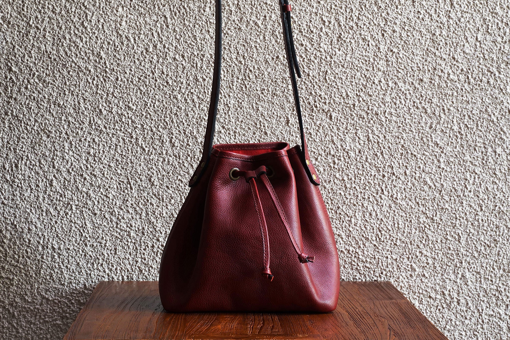 Bucket Bag/Crimson