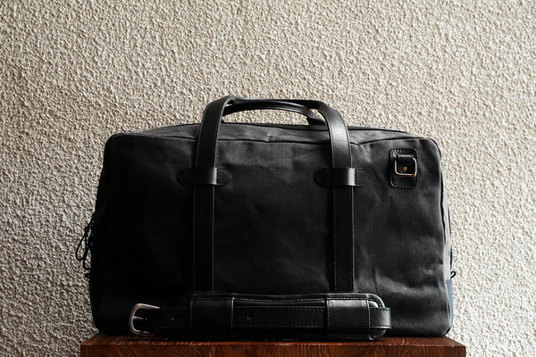 C.O. Travel/Black - Waxed Twill