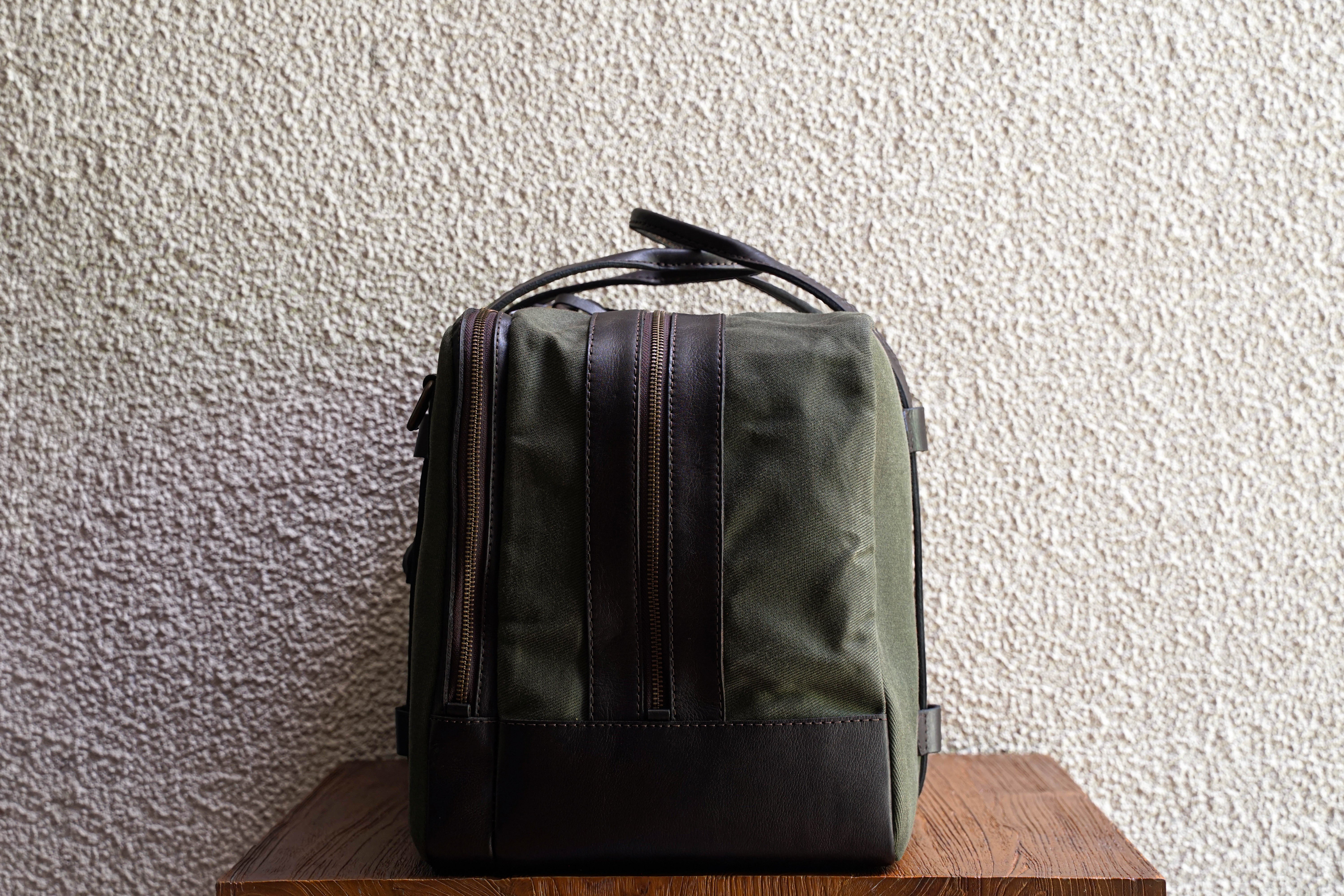 C.O. Travel/Olive - Waxed Twill