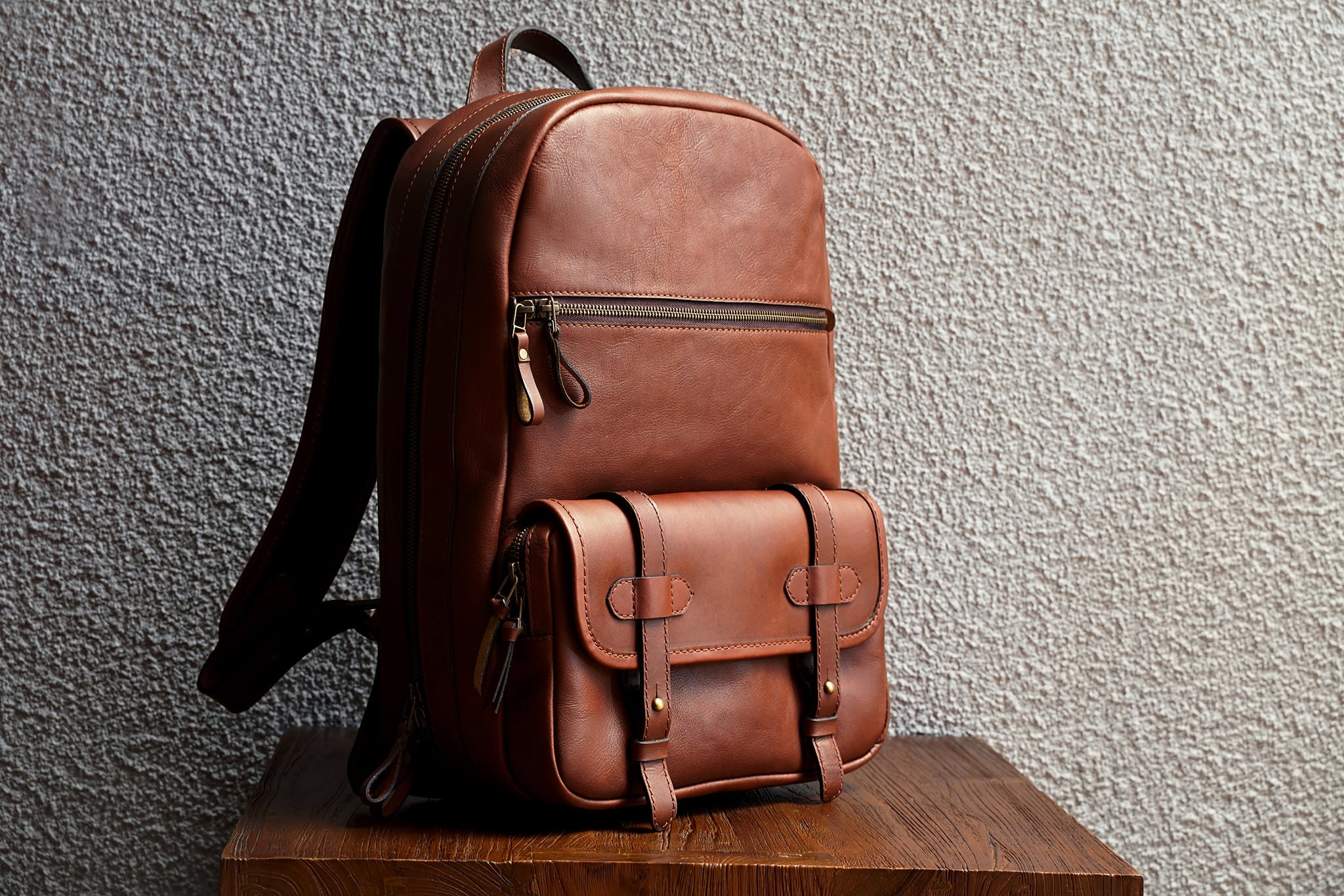 Citypack M | Backpack | Vintage Brown | Monogrammed
