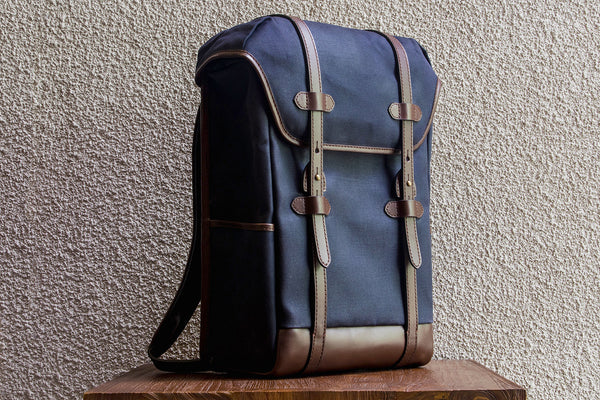 Daypack/Navy - Waxed Twill