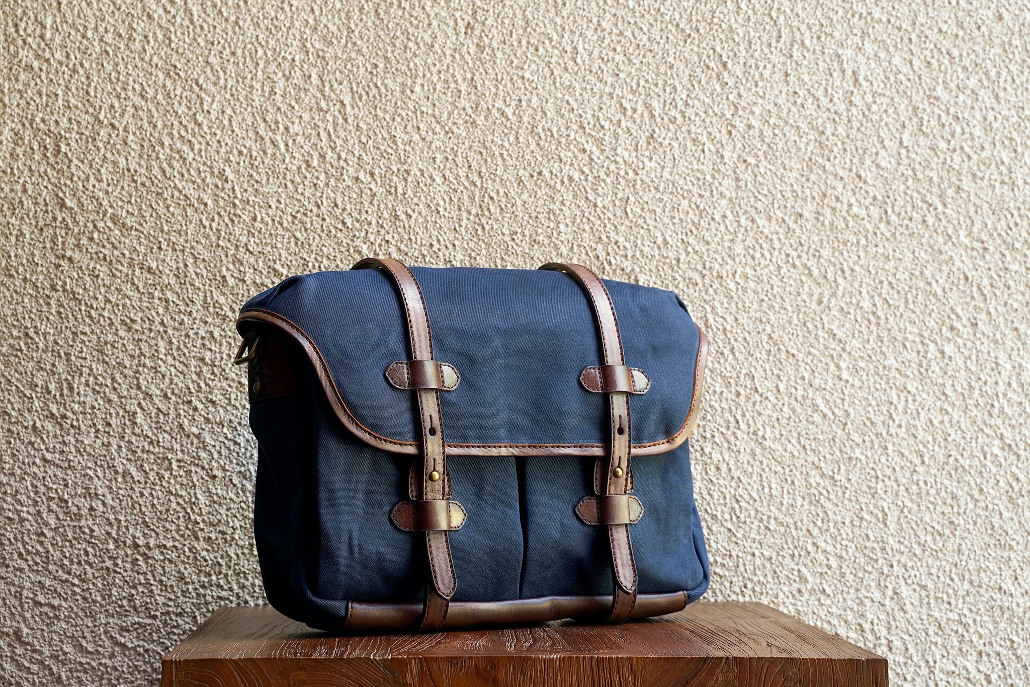 F.C. 15/Navy - Waxed Twill