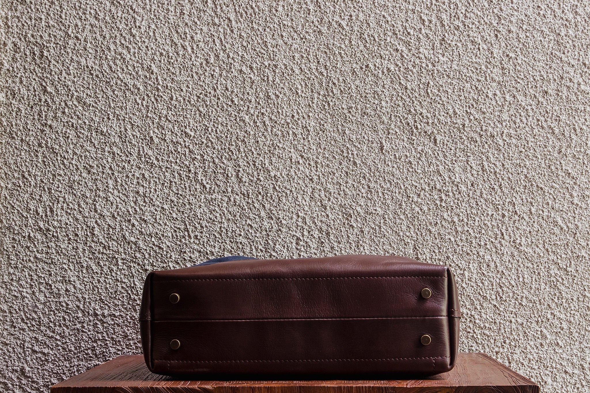 Slim Tote/Navy - Waxed Twill